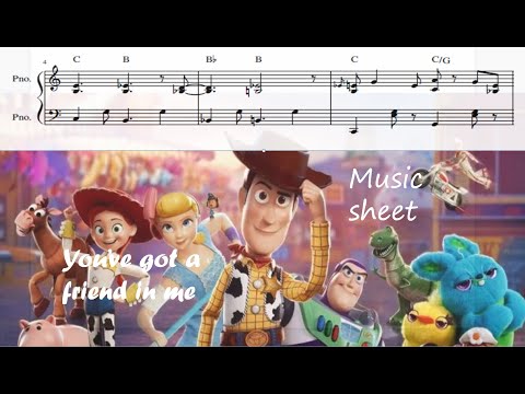 You've got a friend in me (toy story Cmaj) - Disney