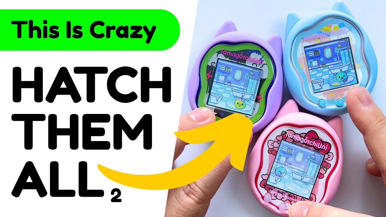 Hatch All Tamagotchi Uni - Ep2 - YouTube