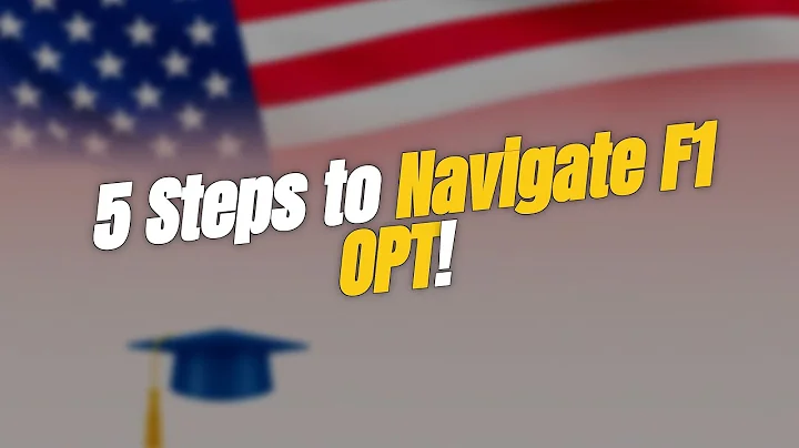 🌍 5 Steps to Navigate F1 OPT and Avoid Immigration Issues! 🚀