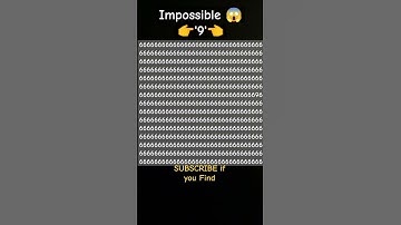 Can You FIND? The Hidden Number "6" #shorts #viralshorts