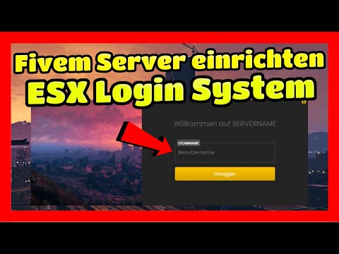 Fivem Server einrichten # 60 // ESX Login System // einfügen & Installieren Tutorial