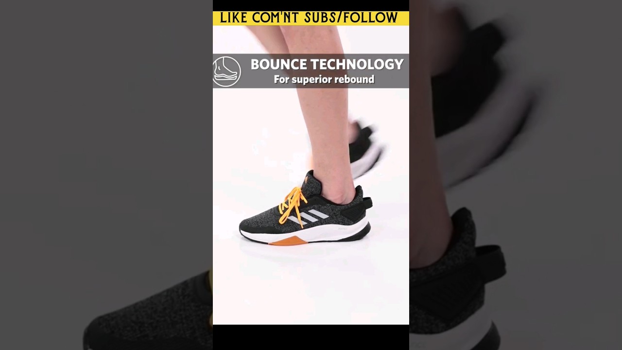 Adidas Grey & Black Woven Design Steady Run Shoe 👌🔥 