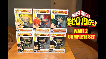 MY HERO ACADEMIA Funko Pop wave 2 COMPLETE SET! TSUYU, ALL MIGHT, TODOROKI, SHOTA AIZAWA, DEKU