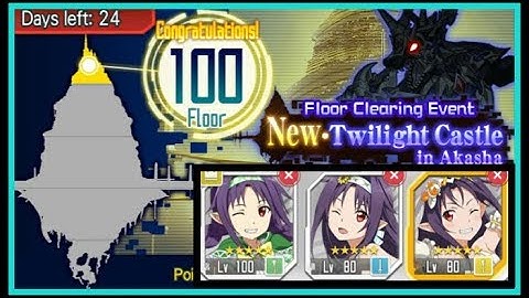 SAO MD [FLOOR] : Twilight Castle in Akasha 81-100 F (Yuuki)