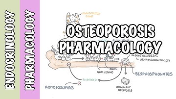 Osteoporosis pharmacology, prevention and treatment (bisphosphonates, denosumab, SERMs)