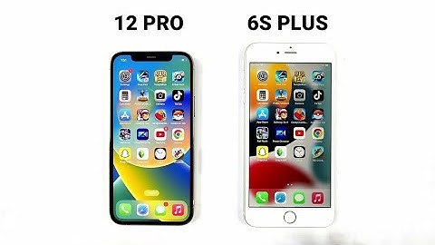 iPhone 12 Pro Vs iPhone 6S Plus Speed Test Comparison in 2023