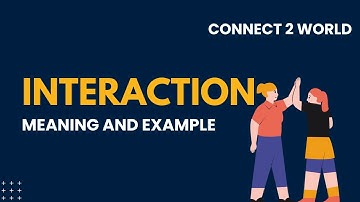 What Does interaction     Means || Meanings And Definitions With interaction    in ENGLISH
