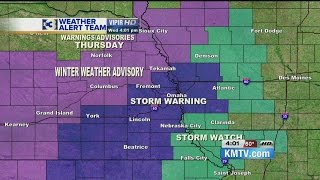 Winter Storm Warning issued for Omaha metro, surrounding areas
