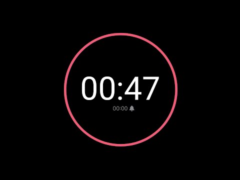 47 Second Countdown Timer / iPhone Timer Style