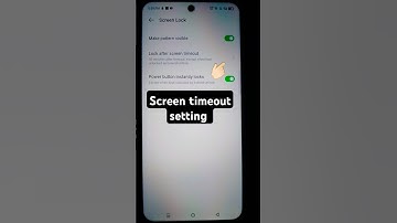 how to change screen timeout in all Mobiles #shortvideo #fyp #trendingshorts #tech #viralvideo