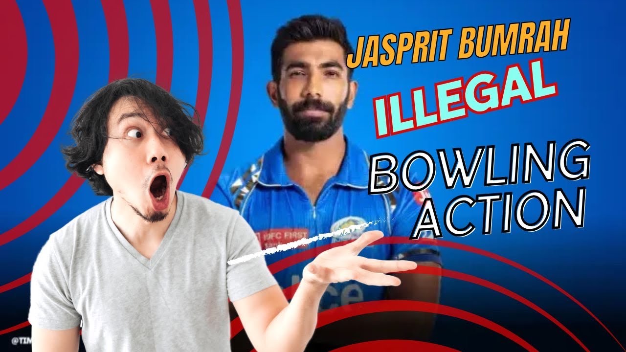 Jasprit Bumrah Illegal Bowling Action 🤣 - YouTube