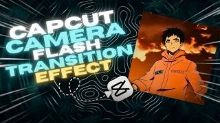 HOW to do the CAMERA FLASH TRANSITION EFFECT on Capcut #capcut #edit