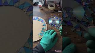 Old CDs Turned into Holographic Wall Art