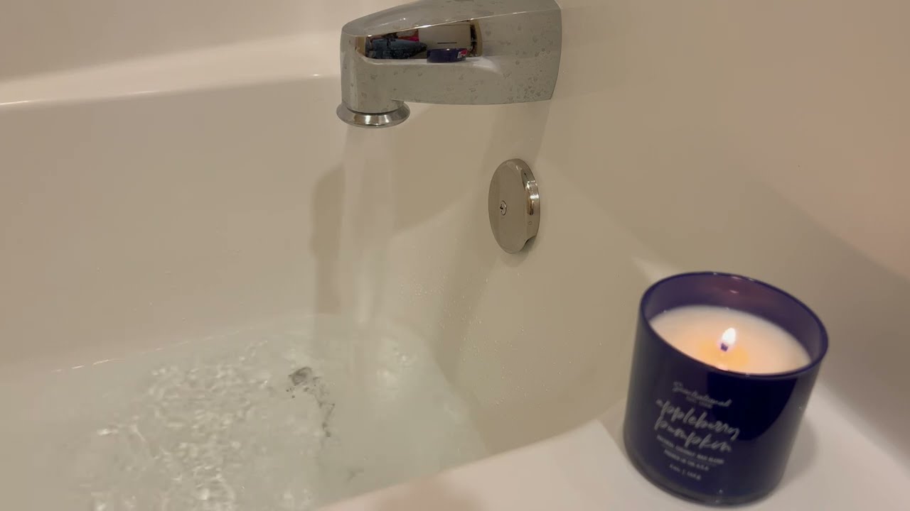 10 Hours Bathtub Running White Noise ASMR Soothing Sounds for Sleep