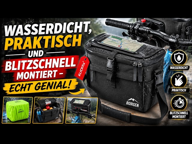 Eine Fahrradtasche, die jede Fahrt komfortabler macht! - YouTube