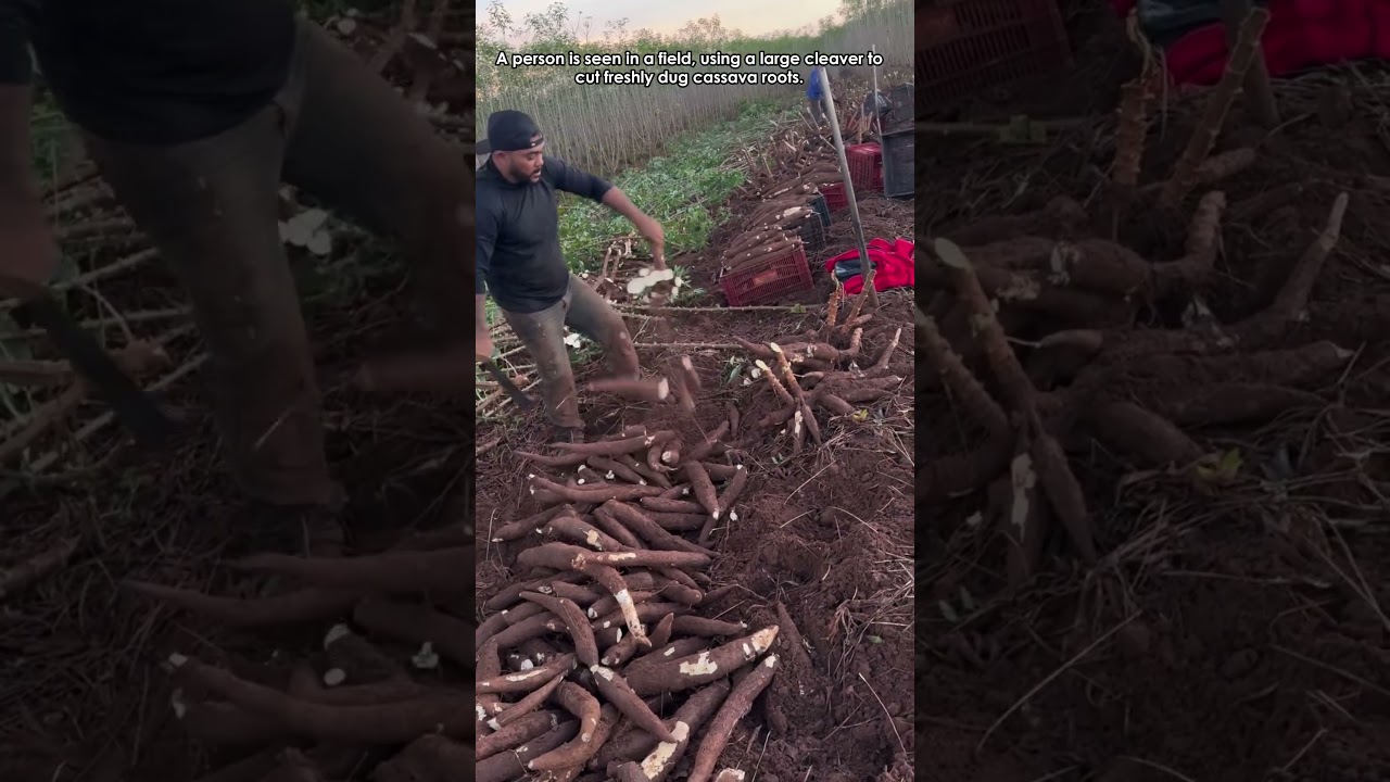 Cassava Harvest: From Field to Use