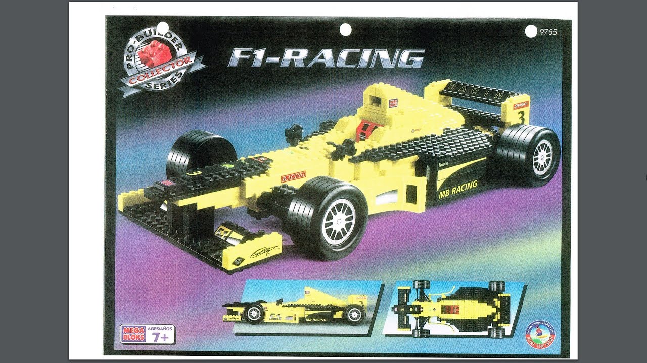 F1 Racing Instructions Probuilder Mega Bauanleitung 9755 MEGA 