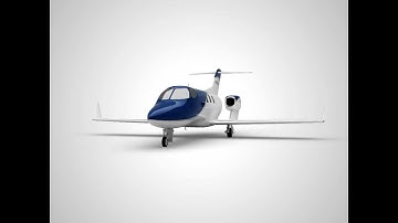 3D model of Honda HA-420 HondaJet (promotion video)