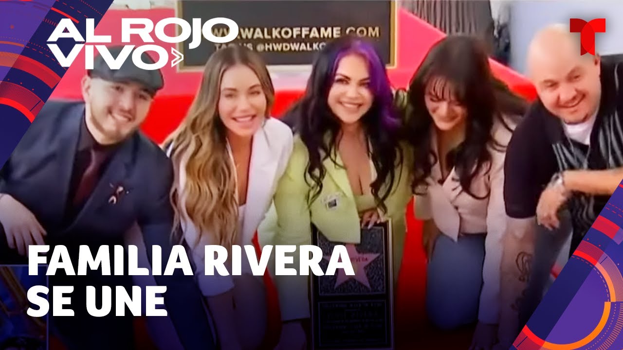 Hijos y hermanos de Jenni Rivera se reúnen para develar su estrella en ...