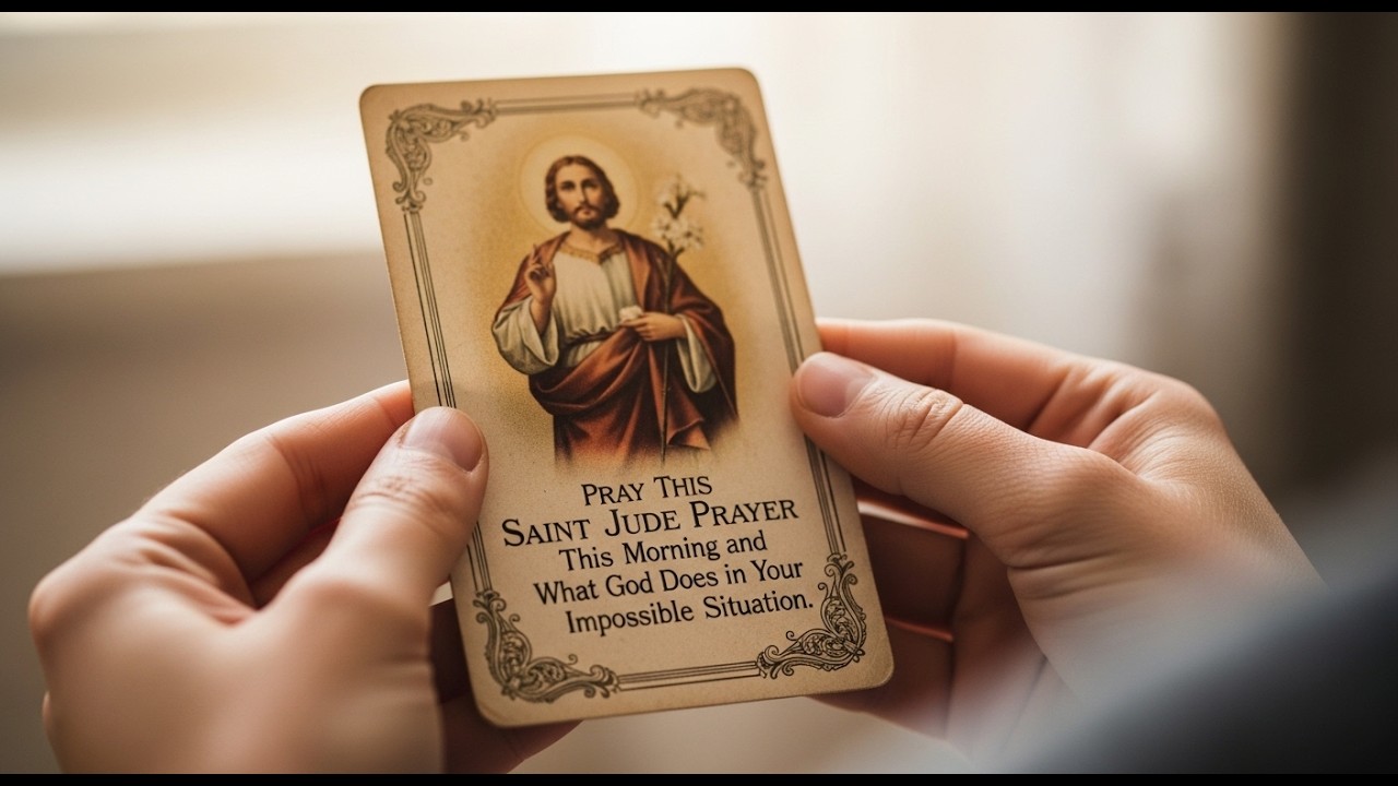 Pray This Saint Jude Prayer this Morning and Watch What God Does in Your Impossible Situation"