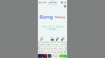 Dingbats Level 481 Bang Theory Answers #shorts