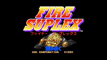 Fire Suplex / 3 Count Bout (MVS 60Hz / JP) - Intro / Attract Mode