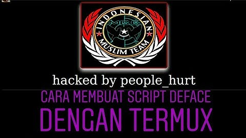 Cara membuat SCRIPT DEFACE dengan aplikasi termux || NO ROOT