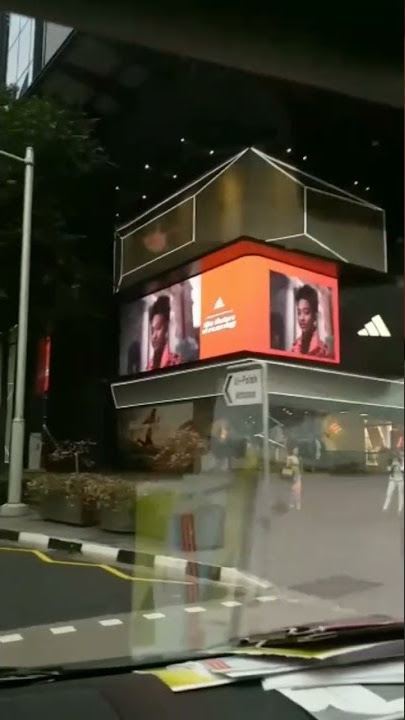 suasana kota Singapore di sore hari #shorts