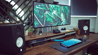 Software Engineer Desk Setup - Home Office &amp; Studio Tour 2022