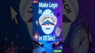 Make Logo in 10 Sec || 10 sec मा logo बनाउने trick #shorts #viralshorts