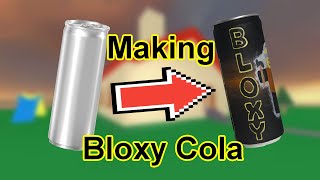 Making A Real Bloxy Cola Can From Roblox