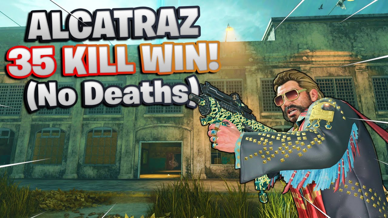 35 KILL ALCATRAZ WIN with NO DEATHS! | CoD Blackout