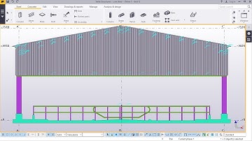 How to Model Cattle Shed Part 4 in Tekla Structures