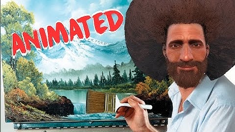 Bob Ross Remixed | Happy Little Clouds | Animated in Fallout 4