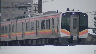 E129系新ニイA18+A17編成 新潟→水上 1742M