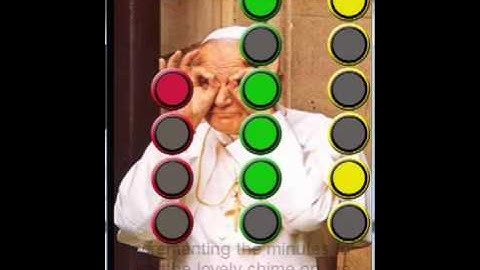 Vatican City Binary Clock