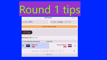 AFL 2022 round 1 tips