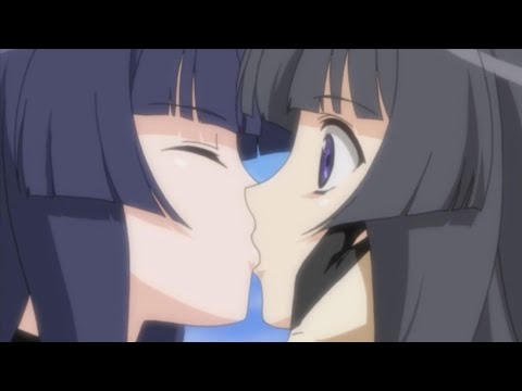 Anime girl kiss girl #32 | Lesbian kiss