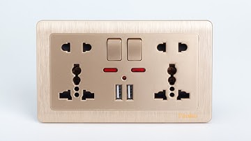 Ổ Cắm Điện Đa Năng Có USB Âm Tường TENKO TK-TT-127I Tenko.com.vn