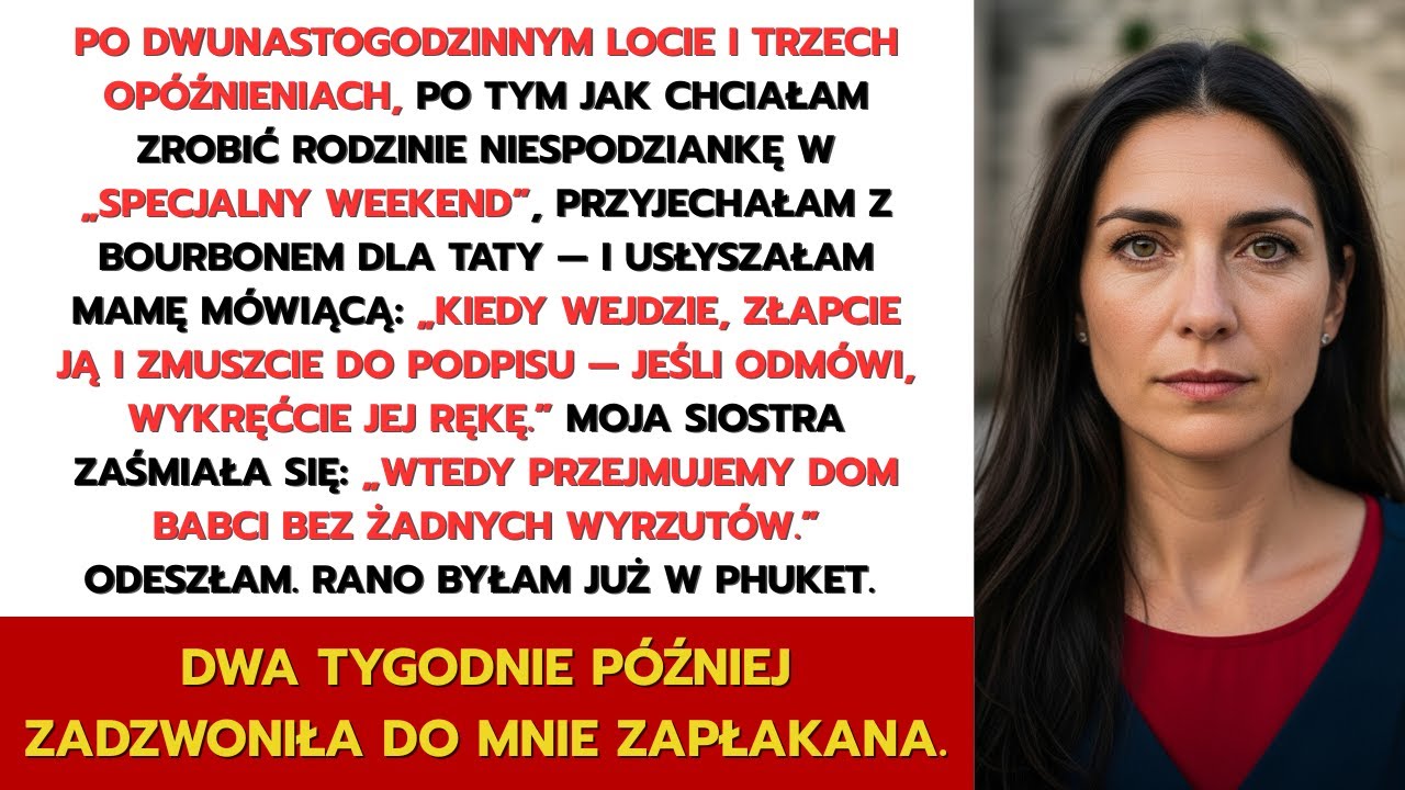Rodzina chciała odebrać mi spadek podczas rodzinnego weekendu… aż wszystko pękło na gali w Krakowie