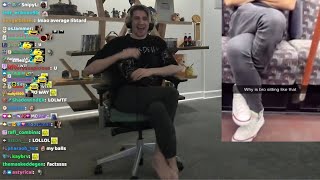 Why is bro sitting like that....
