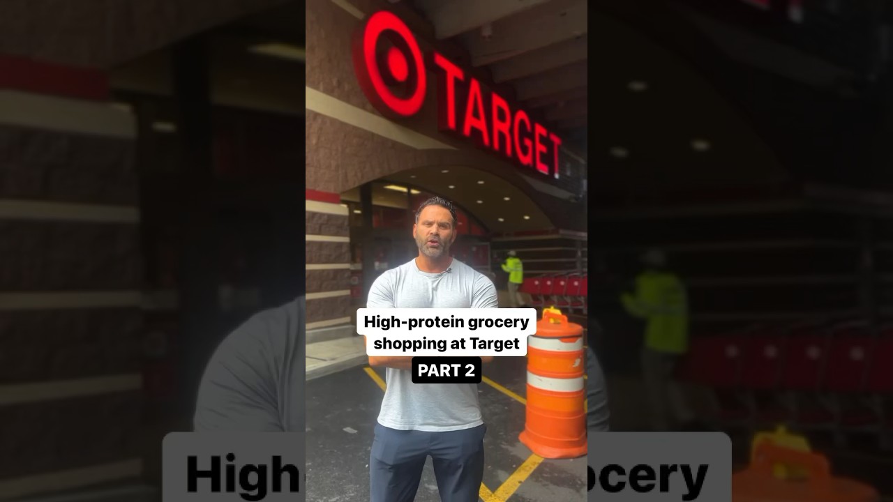 High Protein grocery shopping at Target