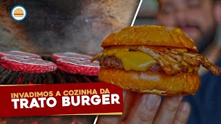 Burger Congelado Feito Na Parrilla  Invaso Trato Burger  Hambrguer Perfeito