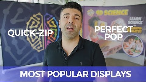 Perfect Pop vs Quick-Zip - Most Popular Trade Show Booth
