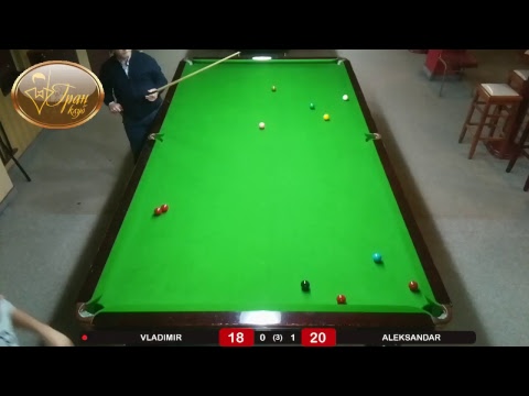 Gran Klub - Snooker Table 1 - Live Streaming by SnookerON.com billiards table size
