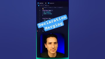 Declaration Merging in TypeScript #typescript #typescripttutorial #coding #programming