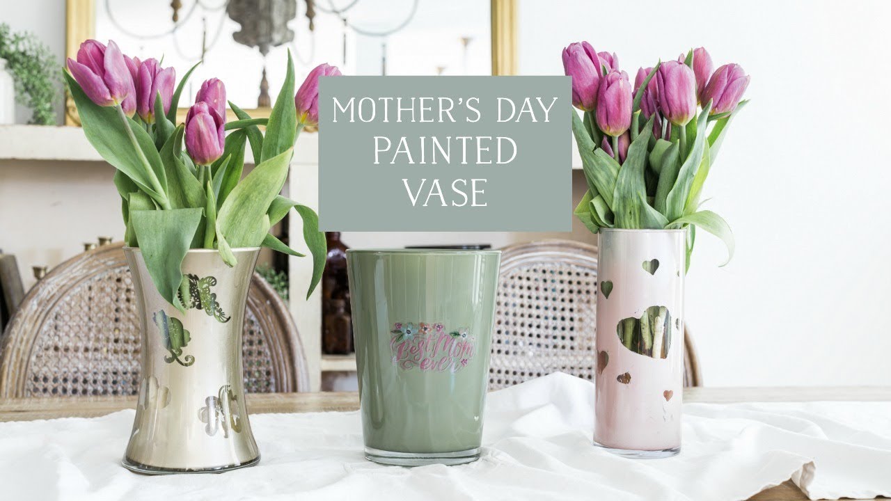 Mothers Day Painted Vase YouTube