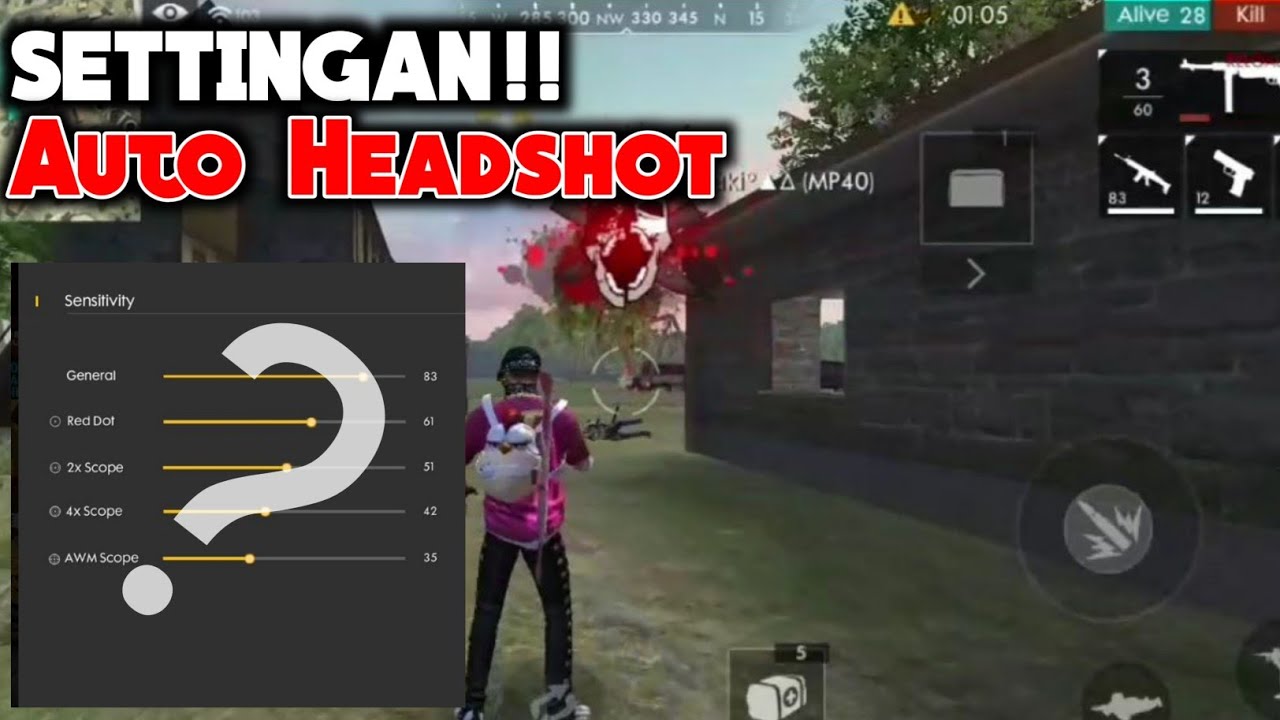 Settingan Sensitivitas Dan Custom Hud Auto Headshot Garena
