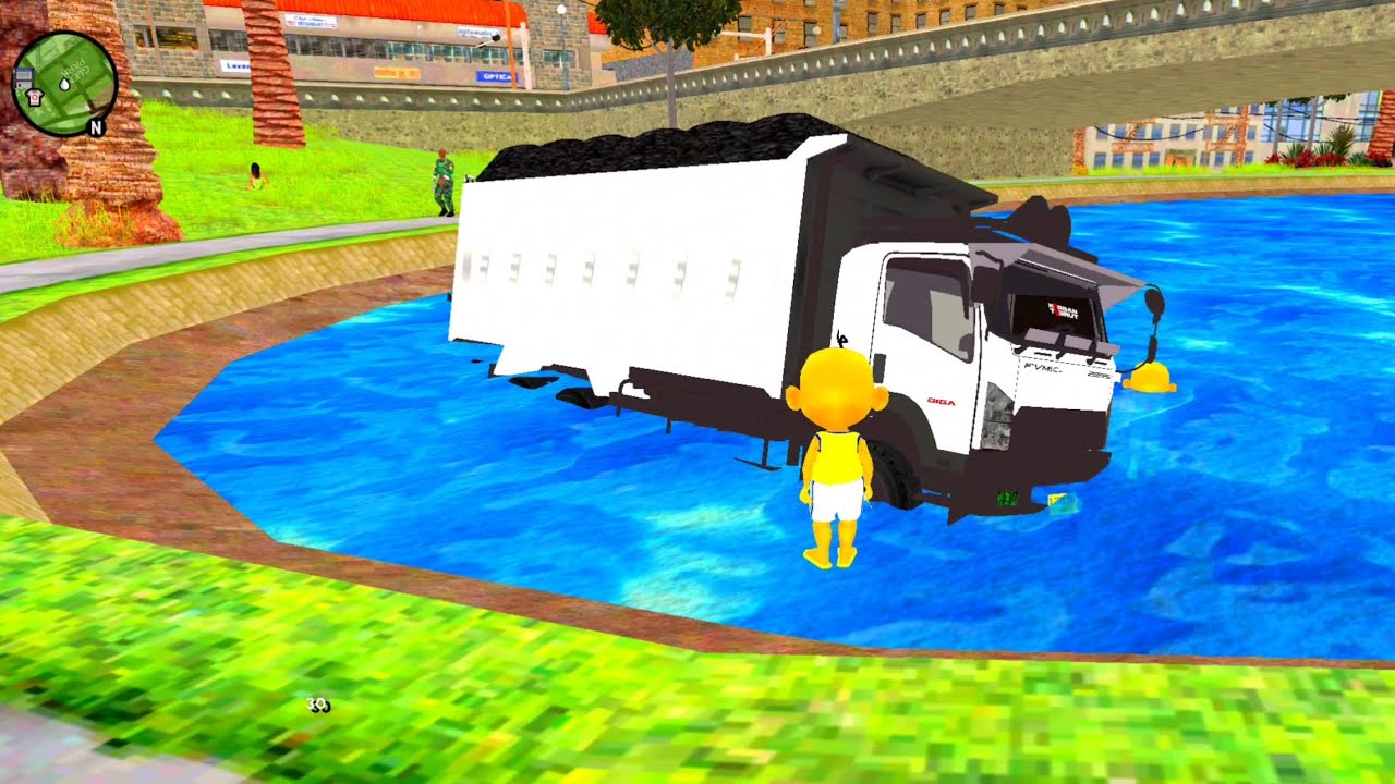 Upin ipin Rendam Truk baru kak Ross , Mail berulah bawa Derek Mobil Semen Molen Polisi 😂 Dunia Oyya