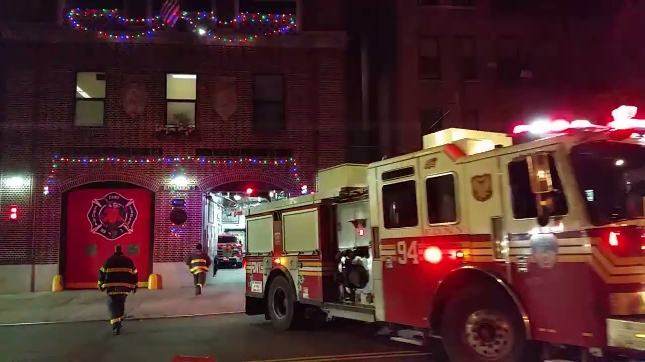 FDNY Parking Like A Pro HUNTS POINT DEVILS Awesome Engine 94 Bronx NYC 
